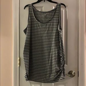 Motherhood Maternity side ruched tank top